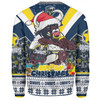 North Queensland Cowboys Christmas Custom Sweatshirt - North Queensland Cowboys Santa Aussie Big Things Sweatshirt