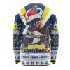 North Queensland Cowboys Christmas Custom Long Sleeve T-shirt - North Queensland Cowboys Santa Aussie Big Things Long Sleeve T-shirt