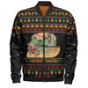 Australia Christmas Custom Bomber Jacket - Aussie Christmas Merry Campers Bomber Jacket