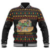 Australia Christmas Custom Baseball Jacket - Aussie Christmas Merry Campers Baseball Jacket