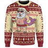Australia Christmas Custom Sweatshirt - Aussie Christmas Santa Summer Vibes Sweatshirt