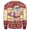 Australia Christmas Custom Sweatshirt - Aussie Christmas Santa Summer Vibes Sweatshirt