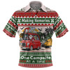 Australia Camping Christmas Polo Shirt - Making Memories One Campsite At A Time Polo Shirt