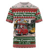 Australia Camping Christmas T-shirt - Making Memories One Campsite At A Time T-shirt