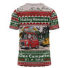 Australia Camping Christmas T-shirt - Making Memories One Campsite At A Time T-shirt