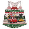 Australia Camping Christmas Women Racerback Singlet - Making Memories One Campsite At A Time Women Racerback Singlet