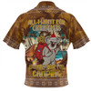Australia Camping Christmas Zip Polo Shirt - All I Want For Xmas Is More Time For Camping Zip Polo Shirt