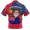 Australia Christmas Custom Polo Shirt - I'm the Perfect Present Blue Polo Shirt