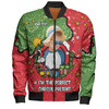 Australia Christmas Custom Bomber Jacket - I'm the Perfect Present Red Bomber Jacket