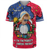 Australia Christmas Custom Baseball Shirt - I'm the Perfect Present Blue Baseball Shirt