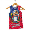 Australia Christmas Custom Men Singlet - I'm the Perfect Present Blue Men Singlet