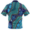 Australia Turtles Aboriginal Custom Hawaiian Shirt - Dreamtime River And Turtles Dot Art Painting Hawaiian Shirt