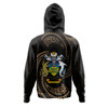 Australia South Sea Islanders Hoodie - Solomon Islands Gold Tribal Wave Pattern Hoodie