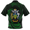Australia South Sea Islanders Polo Shirt - Solomon Islands Green Tribal Wave Pattern Polo Shirt