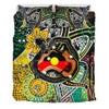 Australia Rainbow Serpent Aboriginal Bedding Set - Dreamtime Rainbow Serpent Creates Australia Bedding Set