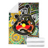 Australia Rainbow Serpent Aboriginal Blanket - Dreamtime Rainbow Serpent Creates Australia Blanket