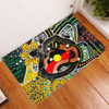 Australia Rainbow Serpent Aboriginal Doormat - Dreamtime Rainbow Serpent Creates Australia Doormat