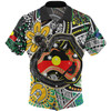 Australia Rainbow Serpent Aboriginal Hawaiian Shirt - Dreamtime Rainbow Serpent Creates Australia Hawaiian Shirt