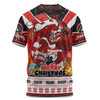 St. George Illawarra Dragons Christmas Custom T-shirt - Dragons Santa Aussie Big Things T-shirt