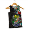 Australia Rainbow Serpent Aboriginal Men Singlet - Dreamtime Rainbow Serpent Contemporary Style Men Singlet