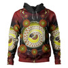 Australia Aboriginal Custom Hoodie - The Rainbow Serpent Dreaming Spirit Art Hoodie