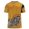 Australia Aboriginal Custom T-shirt - Orange Rainbow Serpent Dreaming Inspired T-shirt