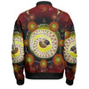 Australia Aboriginal Custom Bomber Jacket - The Rainbow Serpent Dreaming Spirit Art Bomber Jacket