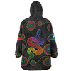 Australia Aboriginal Custom Snug Hoodie - Indigenous Dreaming Rainbow Serpent Inspired Snug Hoodie