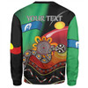 Australia Aboriginal Custom Sweatshirt - The Rainbow Serpent Dreamtime Give Shape To The Earth Sweatshirt