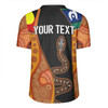 Australia Aboriginal Custom Rugby Jersey - Indigenous Rainbow Serpent Inspired Rugby Jersey