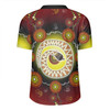 Australia Aboriginal Custom Rugby Jersey - The Rainbow Serpent Dreaming Spirit Art Rugby Jersey