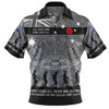 Australia Anzac Day Polo Shirt - Australia and New Zealand Warriors All gave some Some Gave All Black Polo Shirt
