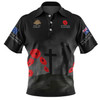 Australia Anzac Day Polo Shirt - Australia Remember Black Polo Shirt