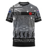 Australia Anzac Day T-shirt - Australia and New Zealand Warriors All gave some Some Gave All Black T-shirt