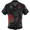 Australia Anzac Day Hawaiian Shirt - Australia Remember Black Hawaiian Shirt