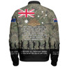 Australia Anzac Day Bomber Jacket - Australia and New Zealand Warriors All gave some Some Gave All Bomber Jacket