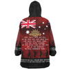 Australia Anzac Day Snug Hoodie - Australia and New Zealand Warriors All gave some Some Gave All Red Snug Hoodie