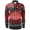 Australia Anzac Day Long Sleeve Shirt - Australia and New Zealand Warriors All gave some Some Gave All Red Long Sleeve Shirt