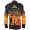 Australia Anzac Day Long Sleeve Shirt - Australia Remember Orange Long Sleeve Shirt