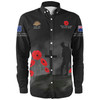 New Zealand Anzac Day Long Sleeve Shirt - New Zealand Remember Black Long Sleeve Shirt