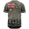 Australia Anzac Day Baseball Shirt - Australia and New Zealand Warriors All gave some Some Gave All Baseball Shirt