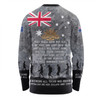 Australia Anzac Day Long Sleeve T-shirt - Australia and New Zealand Warriors All gave some Some Gave All Black Long Sleeve T-shirt