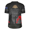 New Zealand Anzac Day Rugby Jersey - New Zealand Warriors Remember Black Rugby Jersey