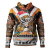 Wests Tigers Christmas Custom Hoodie - Tigers Santa Aussie Big Things Hoodie