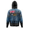 Australia Anzac Day Hoodie - Australia and New Zealand Warriors All gave some Some Gave All Blue Hoodie