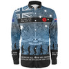 Australia Anzac Day Long Sleeve Shirt - Australia and New Zealand Warriors All gave some Some Gave All Blue Long Sleeve Shirt