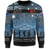 Australia Anzac Day Sweatshirt - Australia and New Zealand Warriors All gave some Some Gave All Blue Sweatshirt