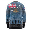 Australia Anzac Day Long Sleeve T-shirt - Australia and New Zealand Warriors All gave some Some Gave All Blue Long Sleeve T-shirt