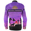 Australia Anzac Day Long Sleeve Shirt - In remembrance of all those who served on foot paw hoof and wing Long Sleeve Shirt