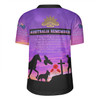 Australia Anzac Day Rugby Jersey - In remembrance of all those who served on foot paw hoof and wing Rugby Jersey